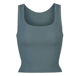SKIMS COTTON RIB TANK - Kyanite